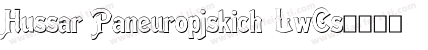 Hussar Paneuropjskich LwCs字体转换